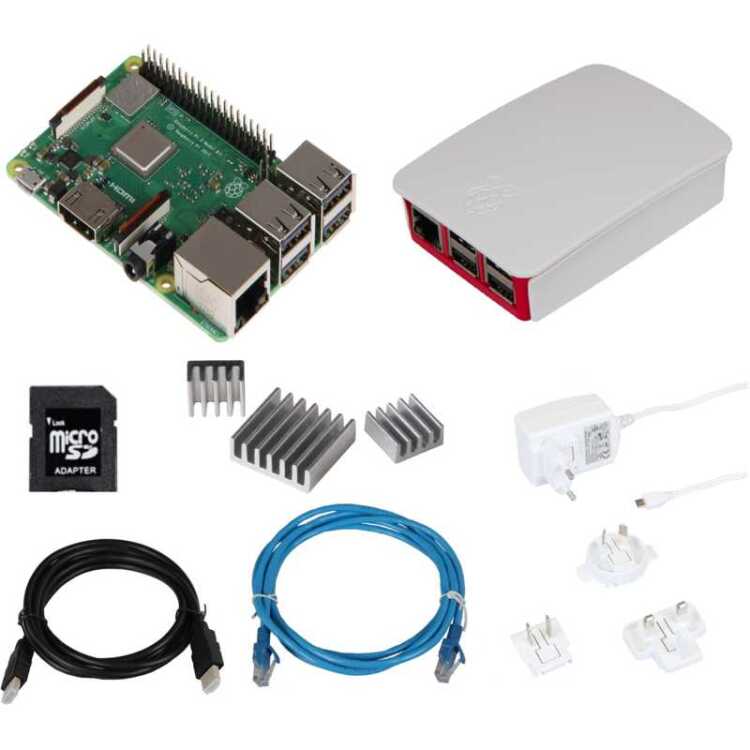 Raspberry Pi Foundation Pi 3 model B+ Starter Kit mini-pc Cortex-A53 | VideoCore IV | 1 GB